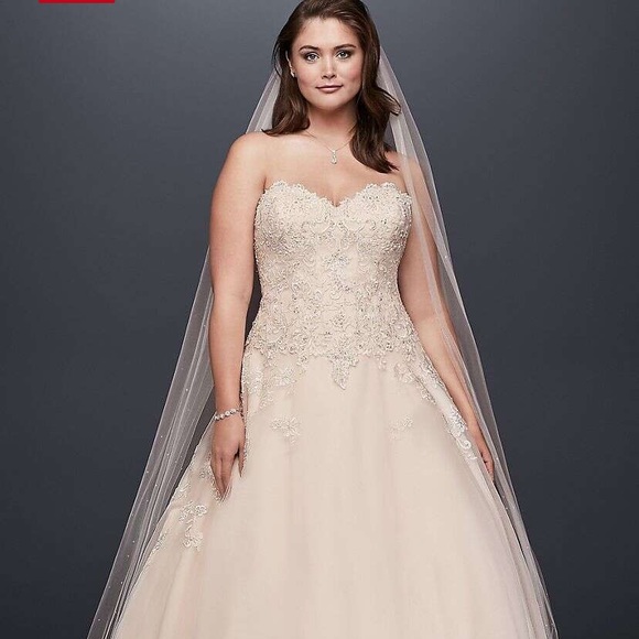 Rose Gold Wedding Dress - Picture 4 of 5